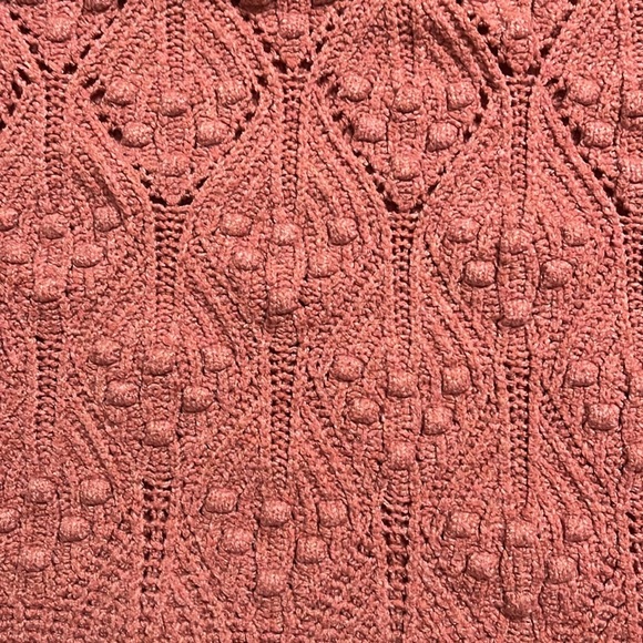 A New Day Sweater Sz XL Puff Sleeves Knitted Mockneck Fall Winter Casual - Picture 6 of 6